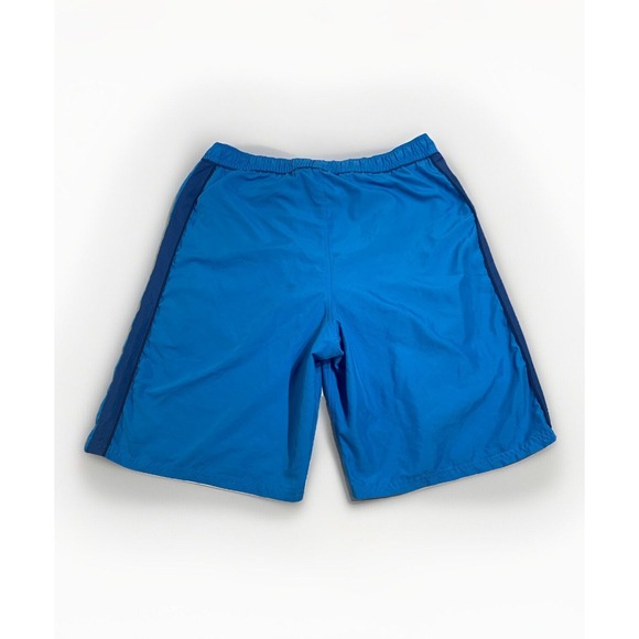 Nike Swim Trunks Mens Large Blue Mesh‎ Brief Drawstring Pockets Water Surf - Picture 2 of 7